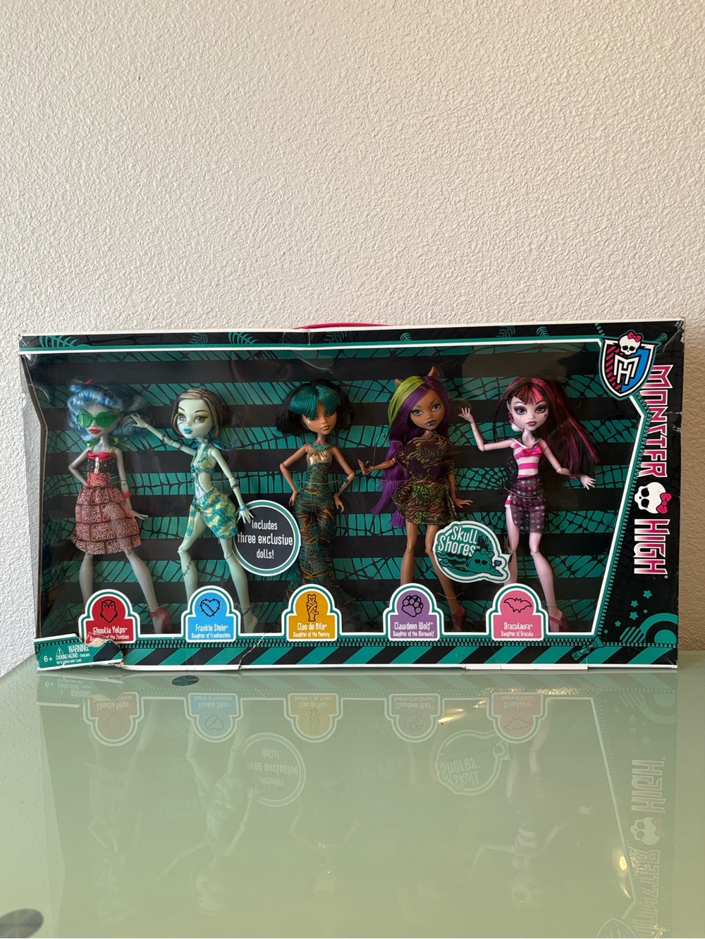 2012 Rare Monster High 5-Piece Doll Exclusive Skull Shores